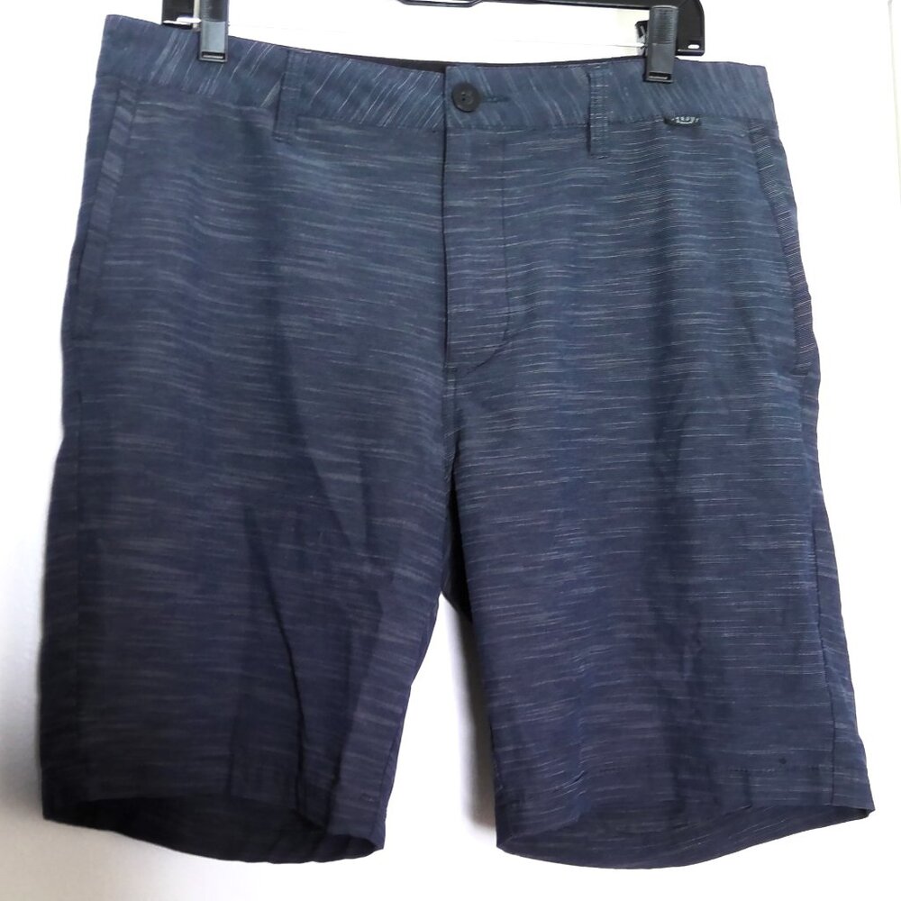 Nitrous Black Men's Board Shorts Sports Performance Pockets Stretch Active Sz 34